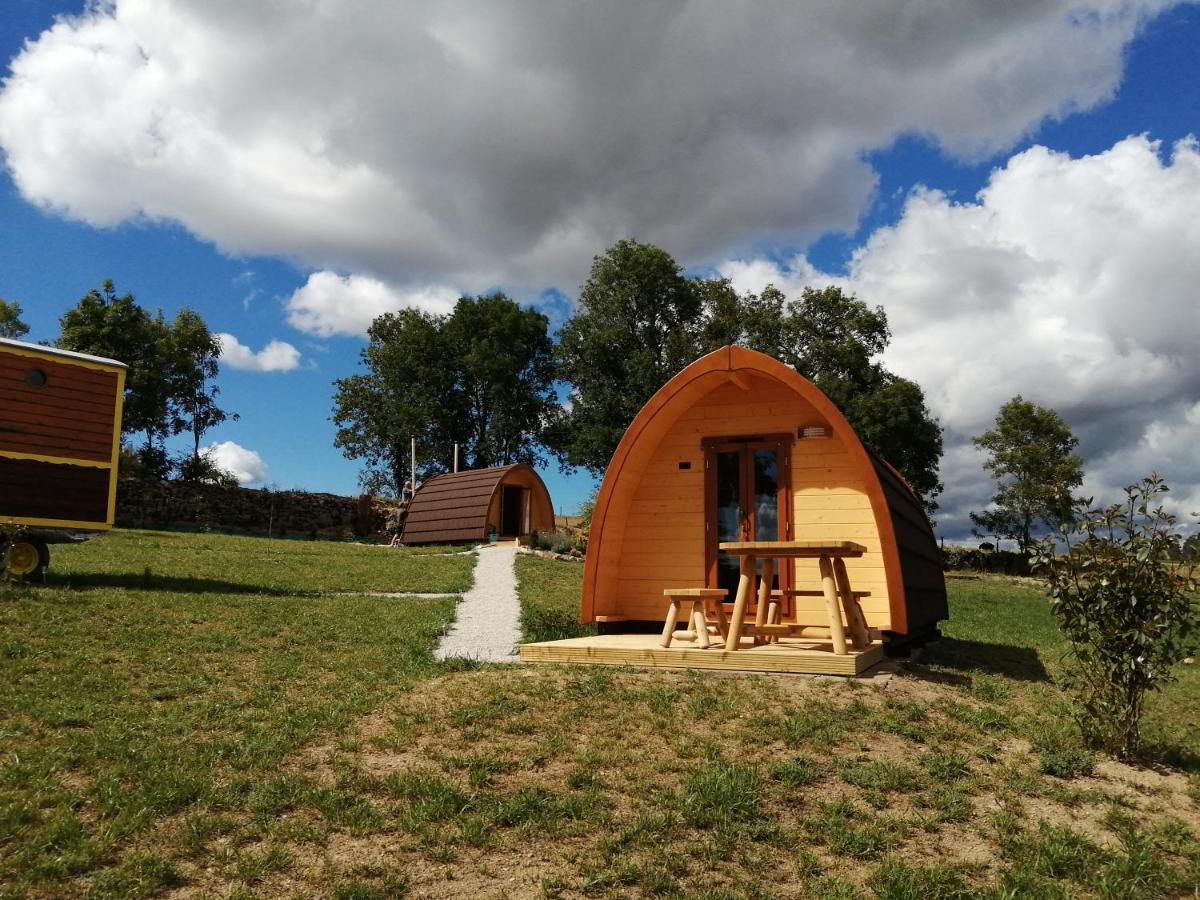 Les Roulottes De La Ferme Des Chanaux Saint-Julien-d'Ance Buitenkant foto