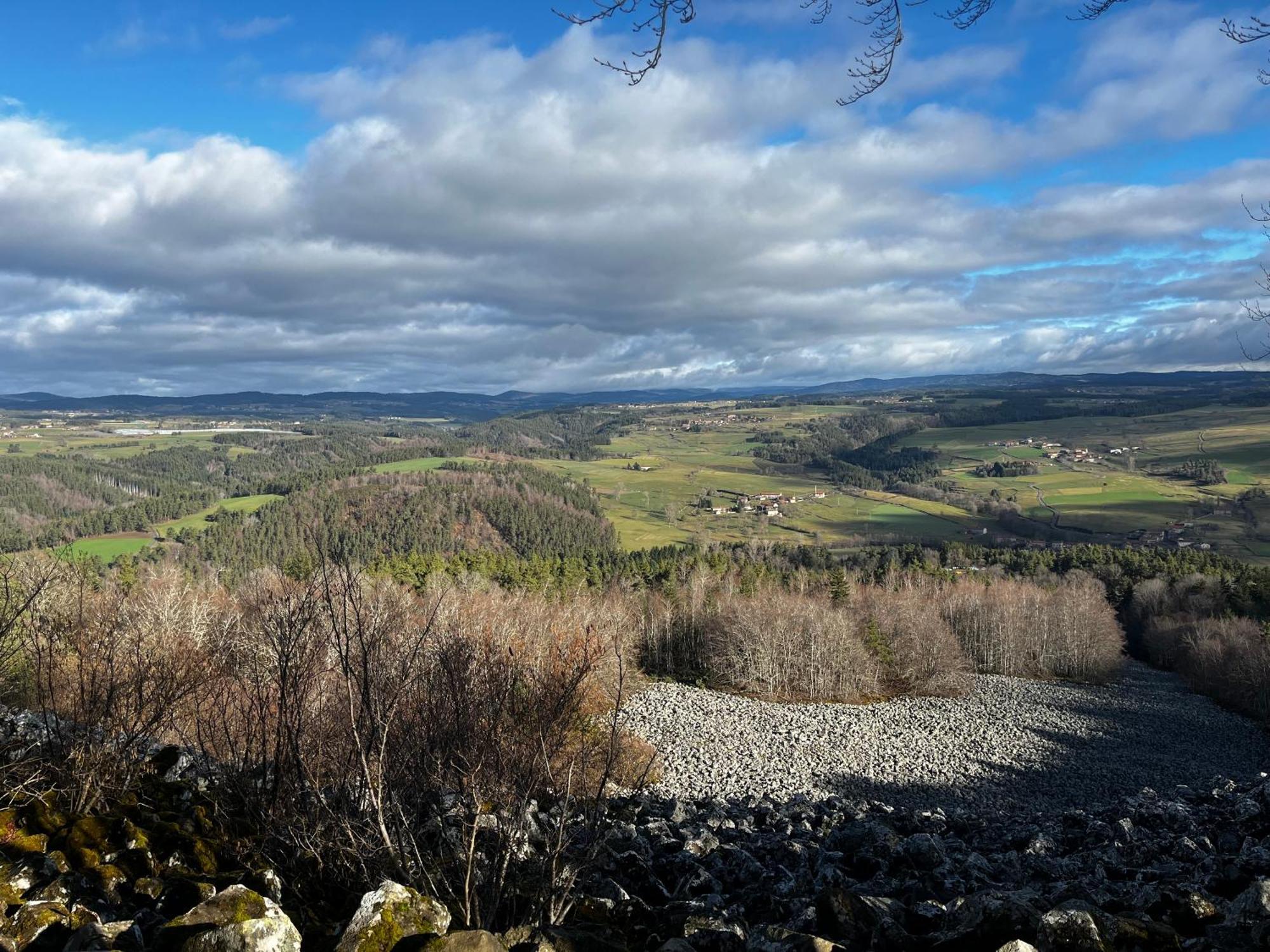 Les Roulottes De La Ferme Des Chanaux Saint-Julien-d'Ance Buitenkant foto